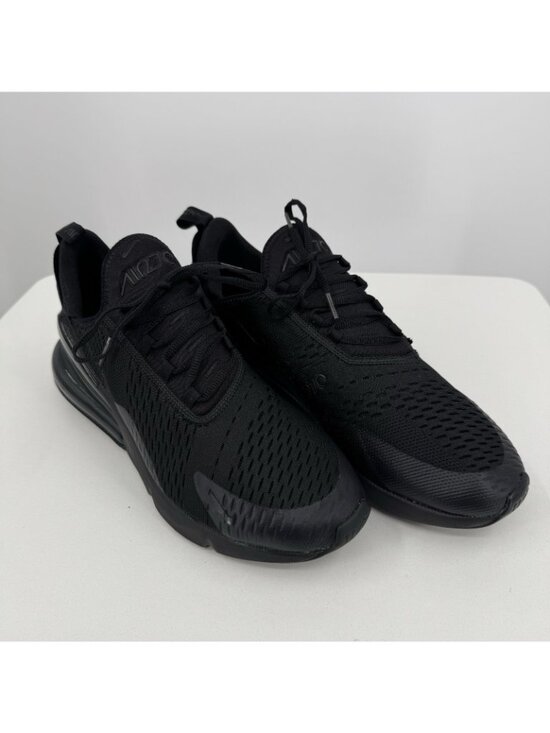 Nike Men\'s Air Max 270 Athletic Shoes size 12 Black/Black Sneakers NEW main image 4